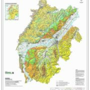 Langhe e Roero Geoviticultural Map Poster Edition